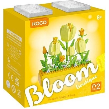 KOCO Stavebnice mini Tulipány 295 ks