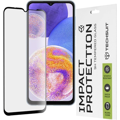Techsuit Протектор за Samsung Galaxy A13 4G / M13 / A23 / A23 / A23 5G / F23 / M23 / M23 / M33 / F13 - 111D Full Cover / Full Glue Glass - Черен
