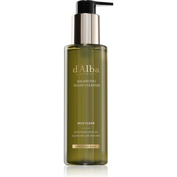 d'Alba Mild Skin Balancing Vegan Cleanser овлажняващ почистващ гел с успокояващ ефект 200ml