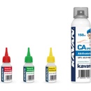 KAVAN CA PACK vteř. lepidlo 3x20g Ř,S,H + aktivátor 150ml DE