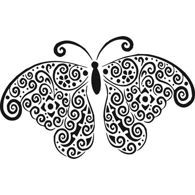 Artemiss Motýľ plastová šablóna 16 E 29 cm x 29 cm