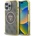GUESS IML Metal Glitter 4G Circle Triangle MagSafe Case за iPhone 16 Pro Max - кафяв (3666339430245)