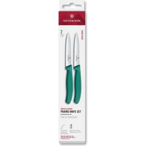 Victorinox Комплект ножове SWISS CLASSIC 10 cm, комплект 2 бр. , зелен, пластмаса, Victorinox (VN677942C1)