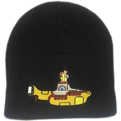 The Beatles Beanie Hat yellow Submarine Black