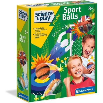 Clementoni Игрален комплект Clementoni Science - Направи си сам спортни топки (61521)
