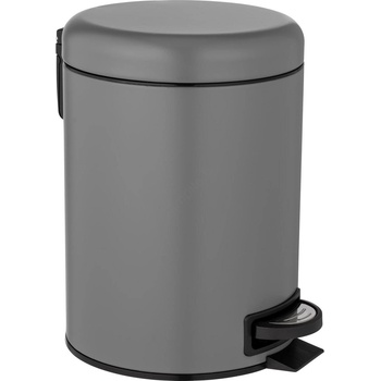 WENKO 24682100 - Кош LEMAN 21x24 cm сив/черен (WE0322)