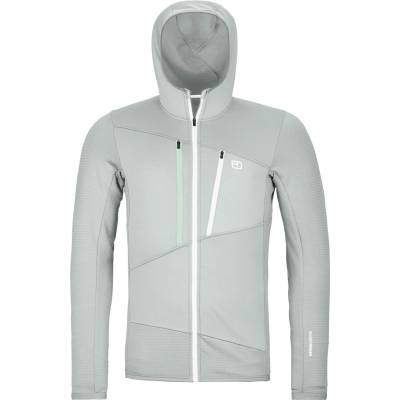 Ortovox Мъжко вълнено яке Ortovox Fleece Grid Hoody Fleece jacket - Grey Ice - размер S (005-5246-1111)