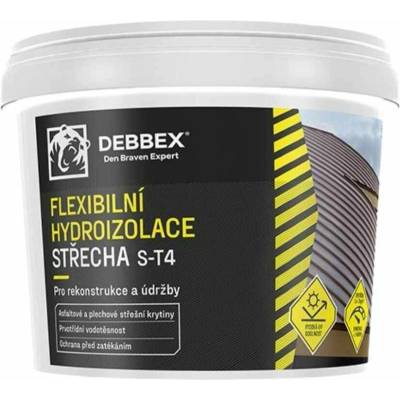 Debbex Flexibilní hydroizolace STŘECHA S-T4, černá, 12 kg