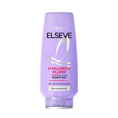 L'Oréal Балсам L'Oreal Paris Elseve Hyaluron Plump, Хидратиращ, За дехидратирана коса, 200 мл (033255)