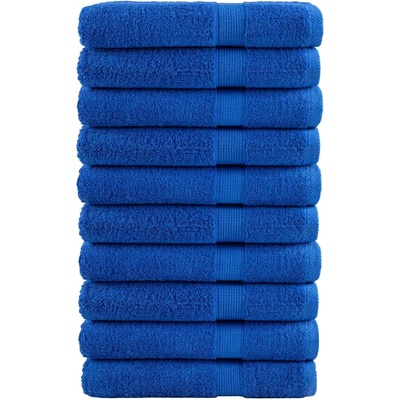 vidaXL Премиум кърпи за сауна SOLUND 10 бр сини 80x200 см 600 gsm (137196)