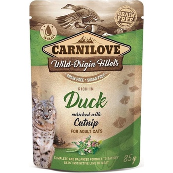 Carnilove Cat Rich in Duck Enriched with Catnip 85 g