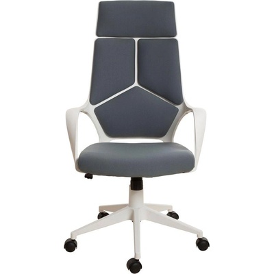 Директорски стол Force White, текстил, Tilt механизъм, до 120 kg, сив (4010140253)
