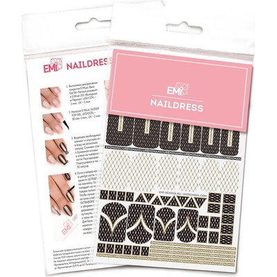 E.Mi Vodolepka Naildress Slider Design 13 Luxe print