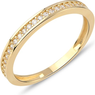 Lillian Vassago Zlatý prsteň zdobený zirkónmi LLV77 GR012