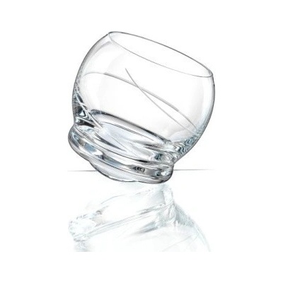 Crystalex Bohemia Glass houpacích štamprlí Crazy broušená spirála 6 x 60 ml