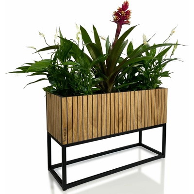 Fiorino Stojan na květiny Loft dub 62 x 22 x 40 cm