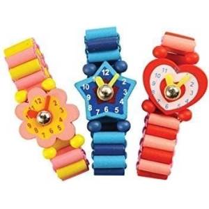 Bigjigs Toys - Дървен часовник играчка (BJ129)