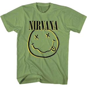 Nirvana Inverse Happy Face Green L Риза (NIRVTS13MGR03)