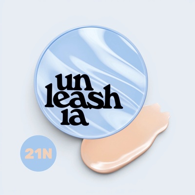 Unleashia Babe Skin Baby Blue Cushion SPF 40 PA++ Make-up v polštářku 21N Fluffy 15 g