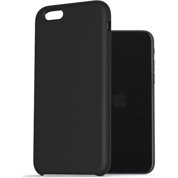 Pouzdro AlzaGuard Premium Liquid Silicone Case iPhone 7 / 8 / SE 2020 / SE 2022 černé