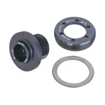 FSA Šroub kliky FSA QR-19 pro klikové sady SL-K a ENERGY Modular, samonavíjecí, M18, hliník, černý, EAN: 4713170250286