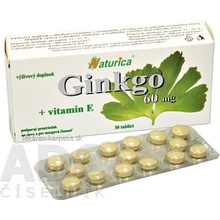 Naturica Ginkgo 60 mg Vitamín E 30 tabliet