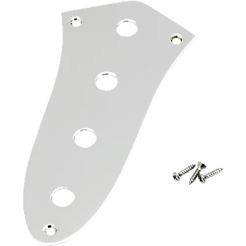 Image 1 of Fender Jazz Bass® Control Plate, 4-Hole Chrome