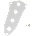 Fender Jazz Bass® Control Plate, 4-Hole Chrome