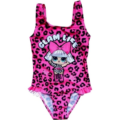 E plus M · Detské / dievčenské jednodielne plavky L.O.L. Surprise - motív Glam Life