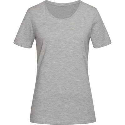 Stedman crew neck t lux / Дамска тениска - сив хедър xs (05760003400)