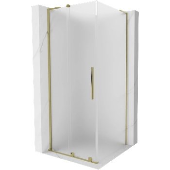 Mexen Velar L плъзгаща се душ кабина 100 x 100 см, матирана, златна - 871-100-100-33-50 (871-100-100-33-50)