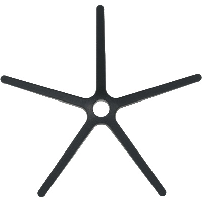 Bittel Звезда за офис стол - 300 мм - полипропилен - черна (7040060)