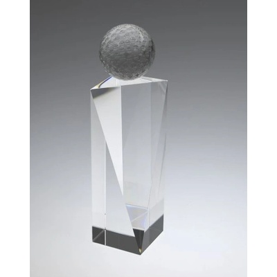 Skleněná trofej golfová 240