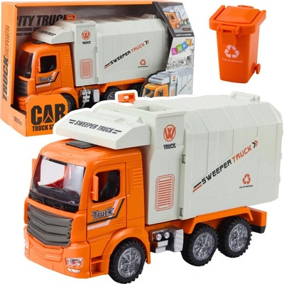 LeanToys Popelářské Městská světla Zvuky oranžové