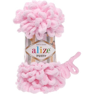 Alize Puffy 100g Farba: baby ružová 31