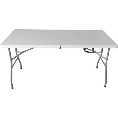ROJAPLAST DS-CZ152 Catering Campingový skládací stůl, 152 x 70 cm, ocelový, bílý