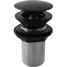 Výpusť umývadlová 5/4'' CLICK-CLACK bez prepadu - čierna matná MD0798CMAT