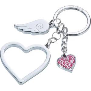 TROIKA Ключодържател с 3 талисмана, troika "love is in the air" kr17-01/ch (kr17-01/ch)