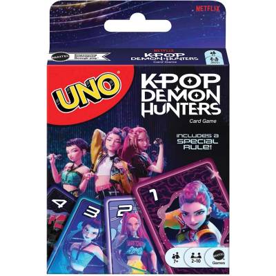 Mattel Карти за игра UNO - K-Pop Demon Hunters (JRV01)