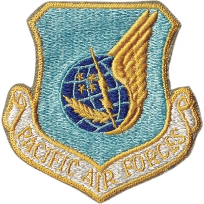 Nášivka US Army USAF Pacific Air Forces - farebná