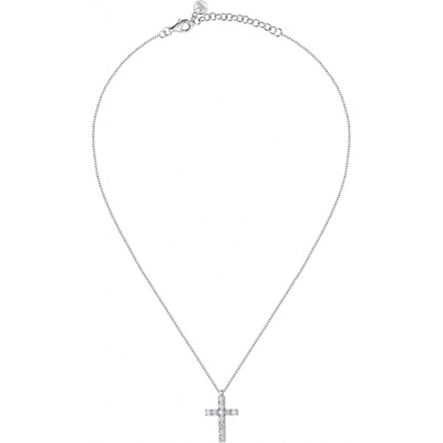 Morellato Moderní stříbrný s křížkem medium cross tesori SAIW117