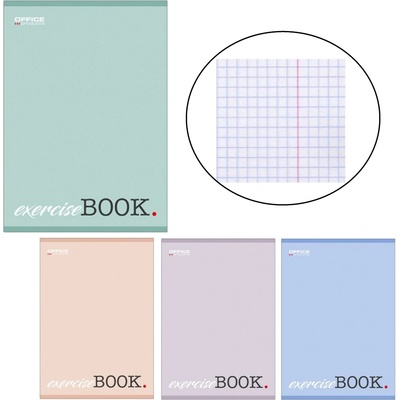 OFFICE PRODUCTS Školský zošit A5 kockovaný 32 list 60gsm