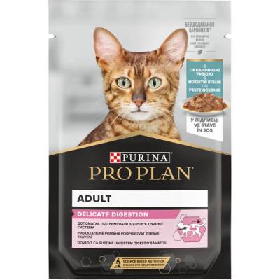 Pro Plan Cat Delicate morské ryby 9 x 85 g