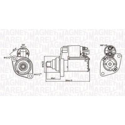 Startér MAGNETI MARELLI 063721347010