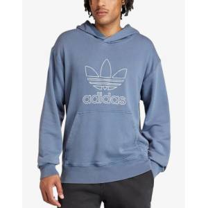 Adidas Originals Adicolor Outline Trefoil Hoodie Blue