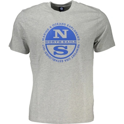 North sails Тениска с къс ръкав north sails, Цвят Сив (902832000_GR0926)