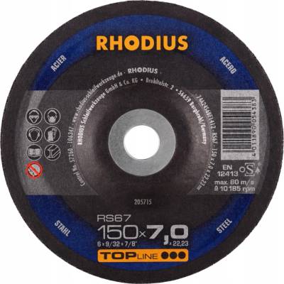 Rhodius Brúsny kotúč 150 x 7,0 x 22,23 mm 205715