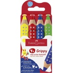 Faber-Castell Цветни моливи FABER-CASTELL Grippy basic colors 4 броя (110701)
