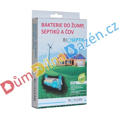 Bioclean BioSeptik bakterie do žump, septiků a ČOV Hmotnost: 0,1 kg – Zbozi.Blesk.cz
