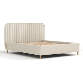 Maison de Reve Бежово единично легло 120x200 cm тапицирано с място за съхранение с включена подматрачна рамка Noto - Maison de Rêve (NOTO120_MDR_P0_ALT02_M0_NF_T0_L26)